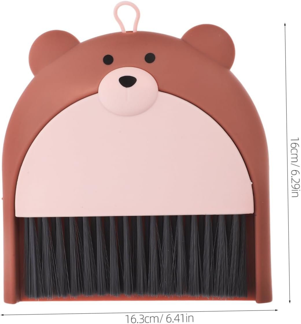 MERRYHAPY Mini Dustpan and Brush Set Compact for Quick Cleanups Lightweight Handheld Broom and Dustpan Combo for Desktops Cars and Pet Care - Image 3