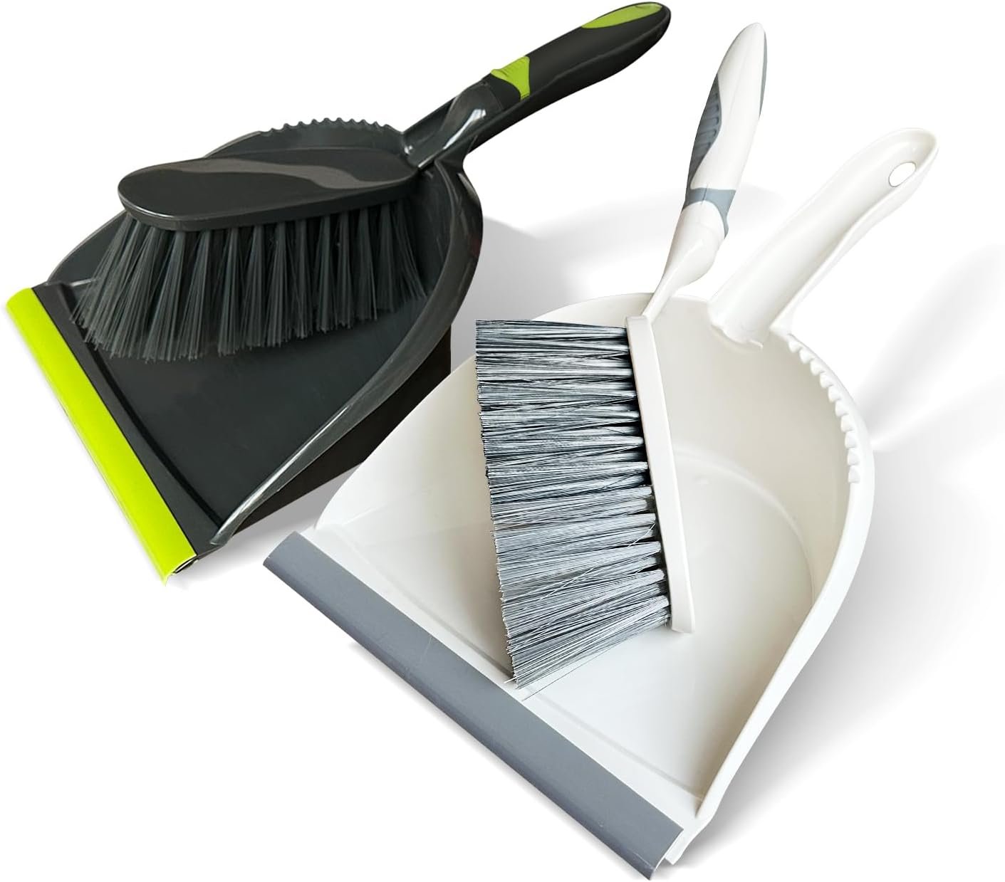 Dust Pan and Brush Set Small–Mini Broom and Dustpan Set 2 Pack, Hand Broom and Dustpan Set, Handheld Dustpan and Brush Combo for Kitchen, Desktop, Sofa, Car, Animal Cages - Image 2