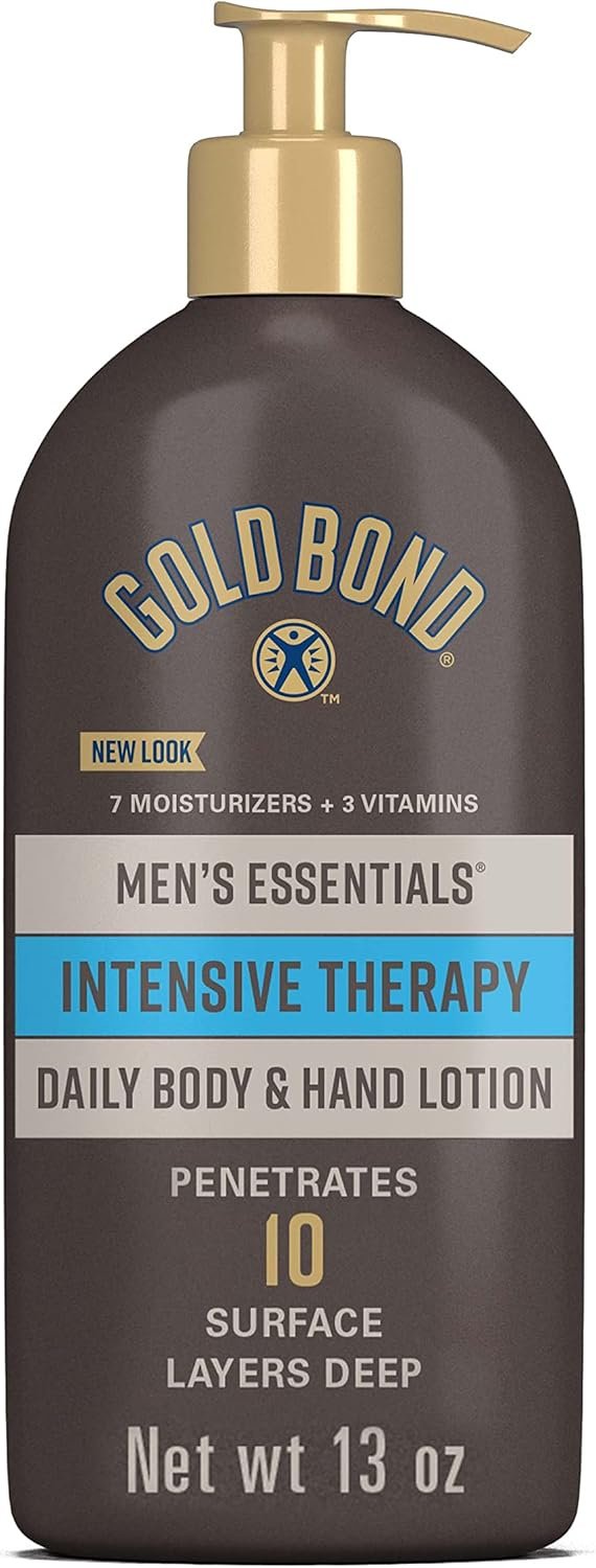 Gold Bond Men's Essentials Intensive Therapy Lotion, 13 oz., Daily Body & Hand Lotion With Aloe - Image 2