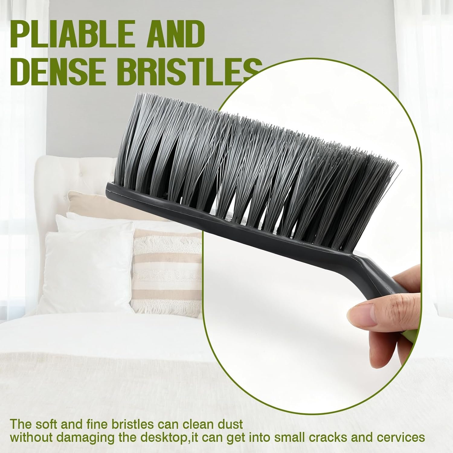 Dust Pan and Brush Set Small–Mini Broom and Dustpan Set 2 Pack, Hand Broom and Dustpan Set, Handheld Dustpan and Brush Combo for Kitchen, Desktop, Sofa, Car, Animal Cages - Image 5