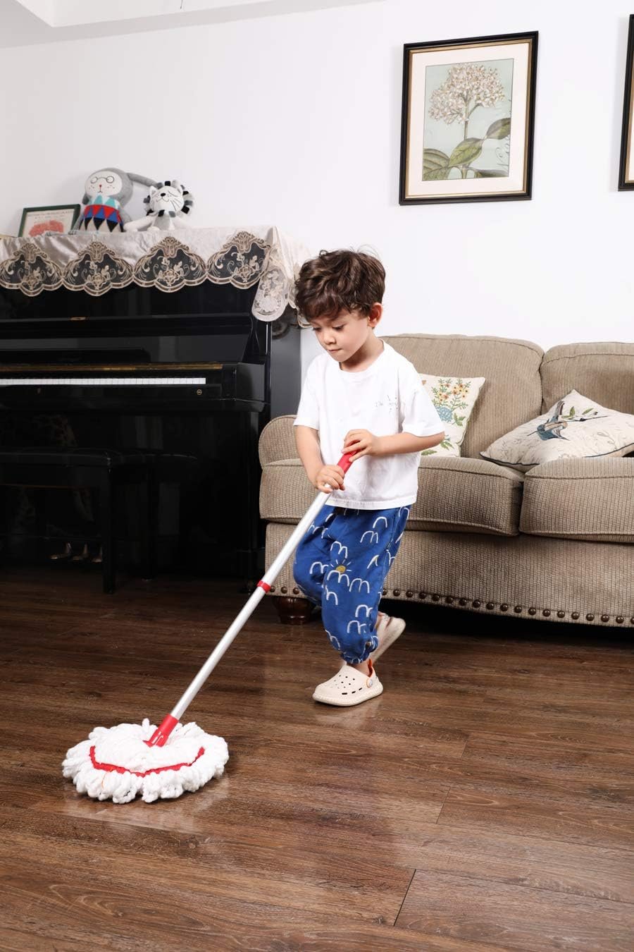 Mini Mop-Retractable, Removable, Small Cleaning Tool Mop - Image 3