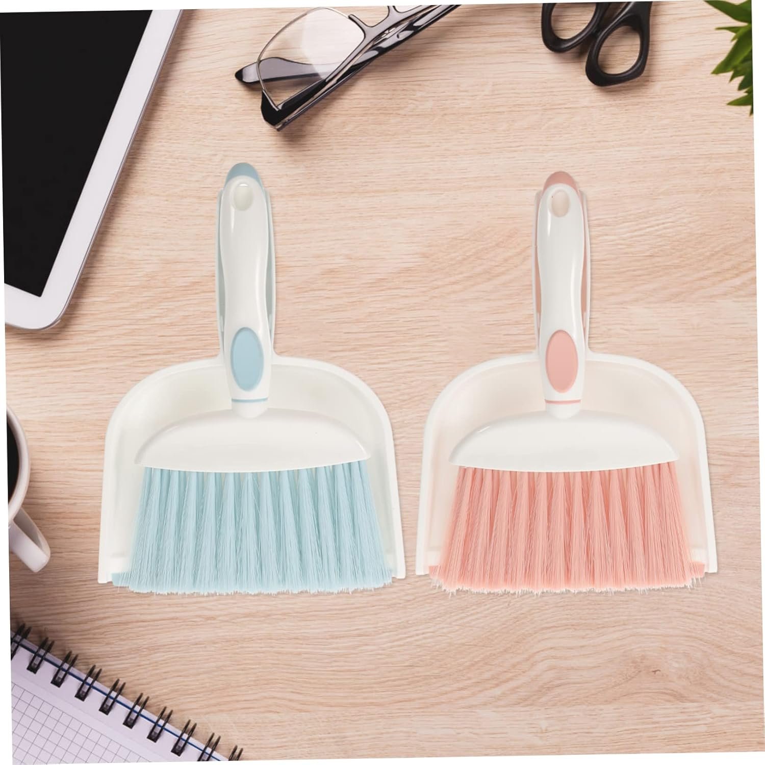 3-Piece Mini Dustpan and Brush Set Portable Whisk Broom for Home Cleaning Lightweight Handheld Broom Dustpan Combo for Quick Cleanups - Image 6