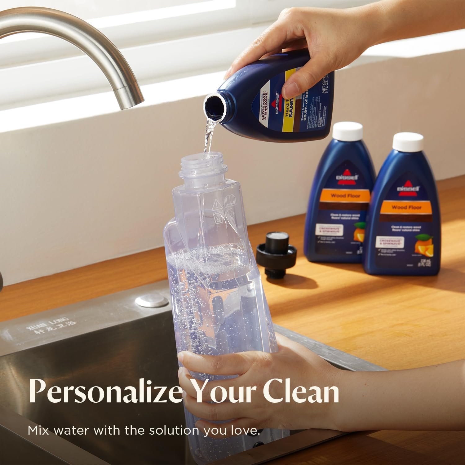 Bissell® SpinWave Hard Floor Expert Corded Spin Mop Cleaner with Washable mop Pads for Sealed Hard Floors, 20393 - Image 7