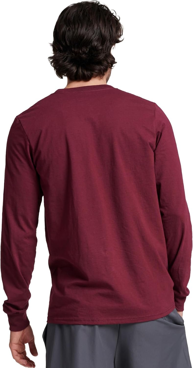 Russell Athletic Men's Dri-Power Long Sleeve Tees, Moisture Wicking, Odor Protection, UPF 30+ - Image 5