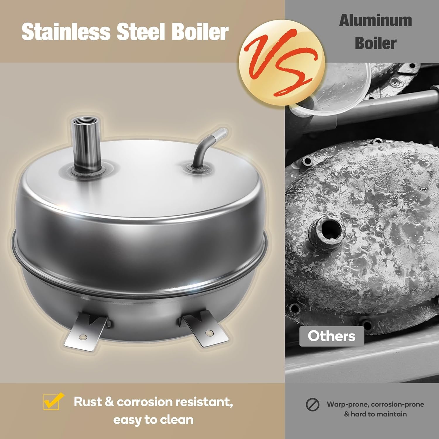 Newbealer Heavy-Duty Steam Cleaner for Home, Stainless Steel Boiler, 12-Piece Accessory Kit, Max 5 Bar Pressure, Multi-Purpose Steamer for Floors, Cars, Furniture, Upholstery, and More - Image 4