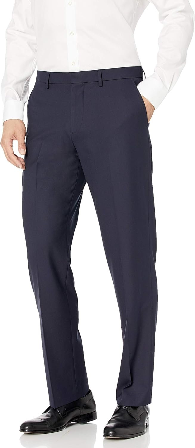 Amazon Essentials Men's Classic-Fit Wrinkle-Resistant Stretch Dress Pants - Image 2