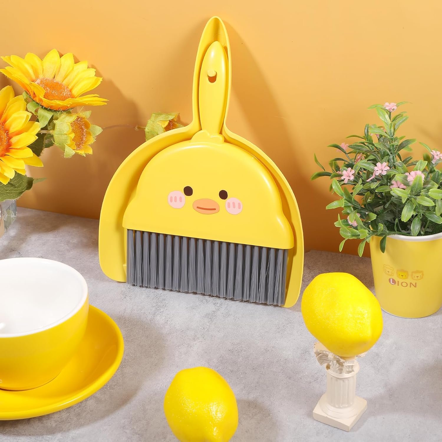 Mini Dustpan and Brush Set,Small Hand Brush and Dust Pan, Portable Cleaning Combo for Computer Keyboards, Car Seats, Pet Food Bowls, Pet Nests, Cute - Image 7