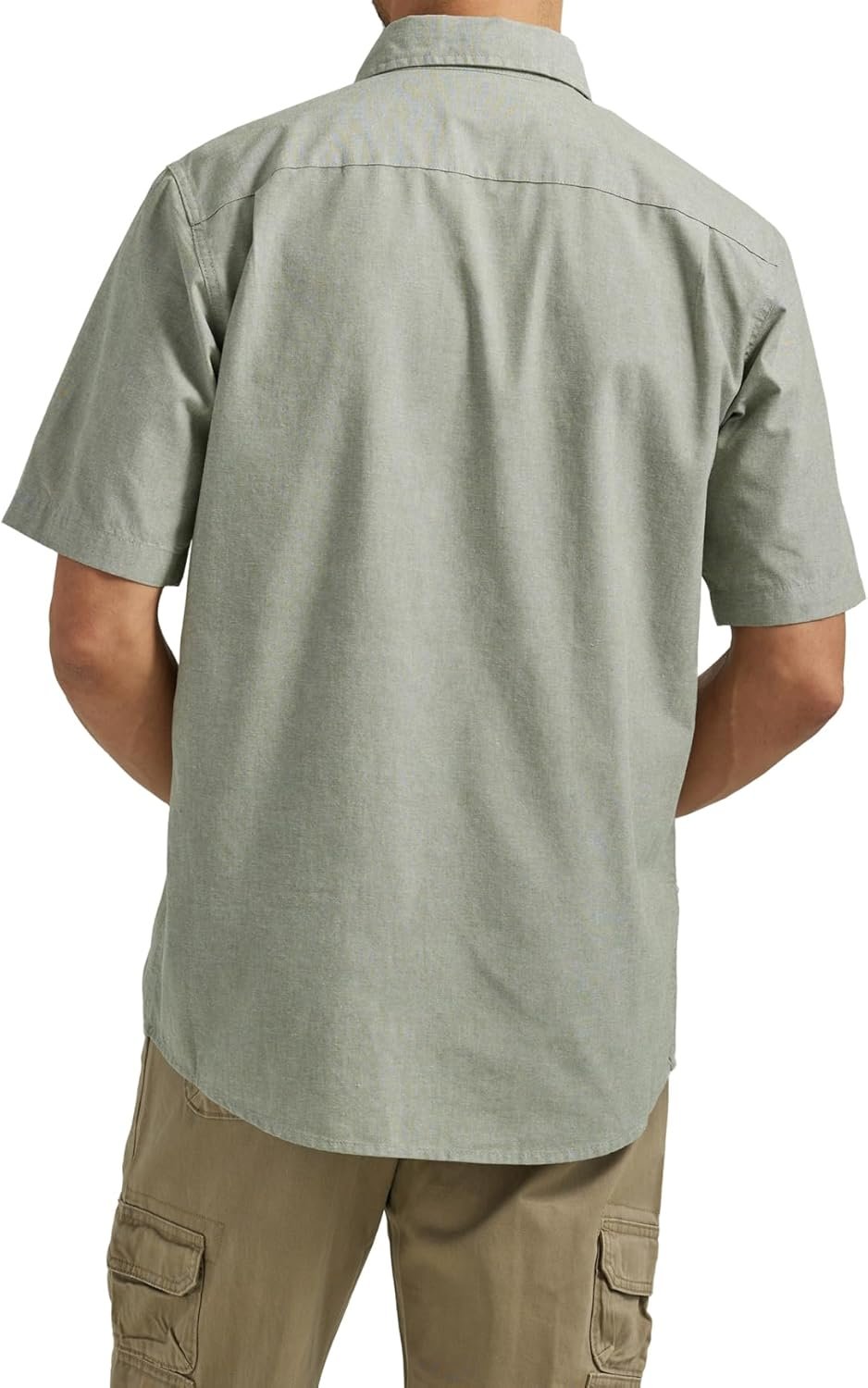 Wrangler Authentics mens Short Sleeve Classic Woven Shirt - Image 3