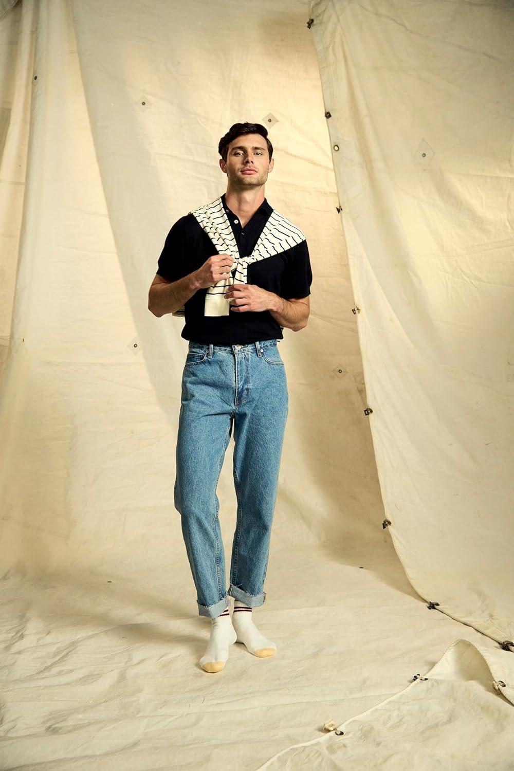 GOLDTOE Men's 656P Cotton Ankle Athletic Socks, Multipairs - Image 6