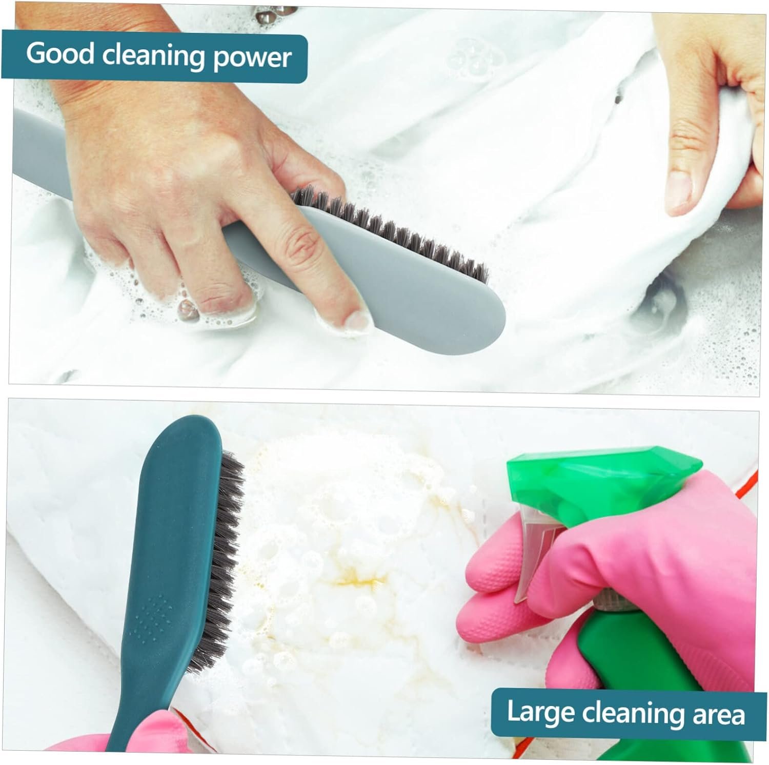 2pcs Shoe Cleaner Brush Sneaker Boot Polish Kit Soft Bristles Multi-Purpose Cleaning Brush for Shoes Scrubbing - Image 7