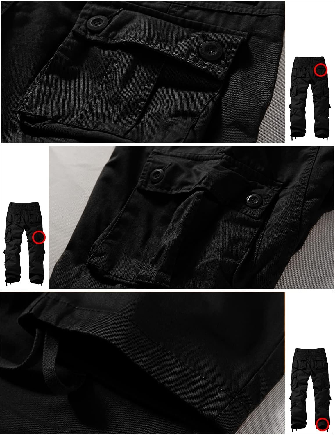 Match Men's Wild Cargo Pants - Image 7