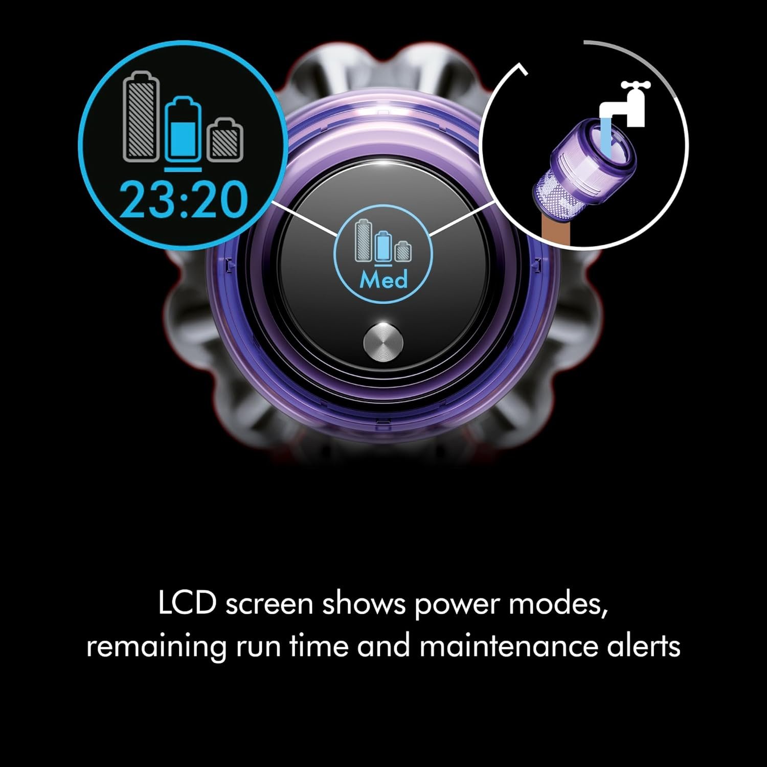 Dyson V11 Origin Cordless Vacuum, 185AW, 3 Power Modes, Up to 60 Minutes,² Deep Cleans Hard Floors and Carpets, Detangles pet Hair, Converts to Handheld - Image 8