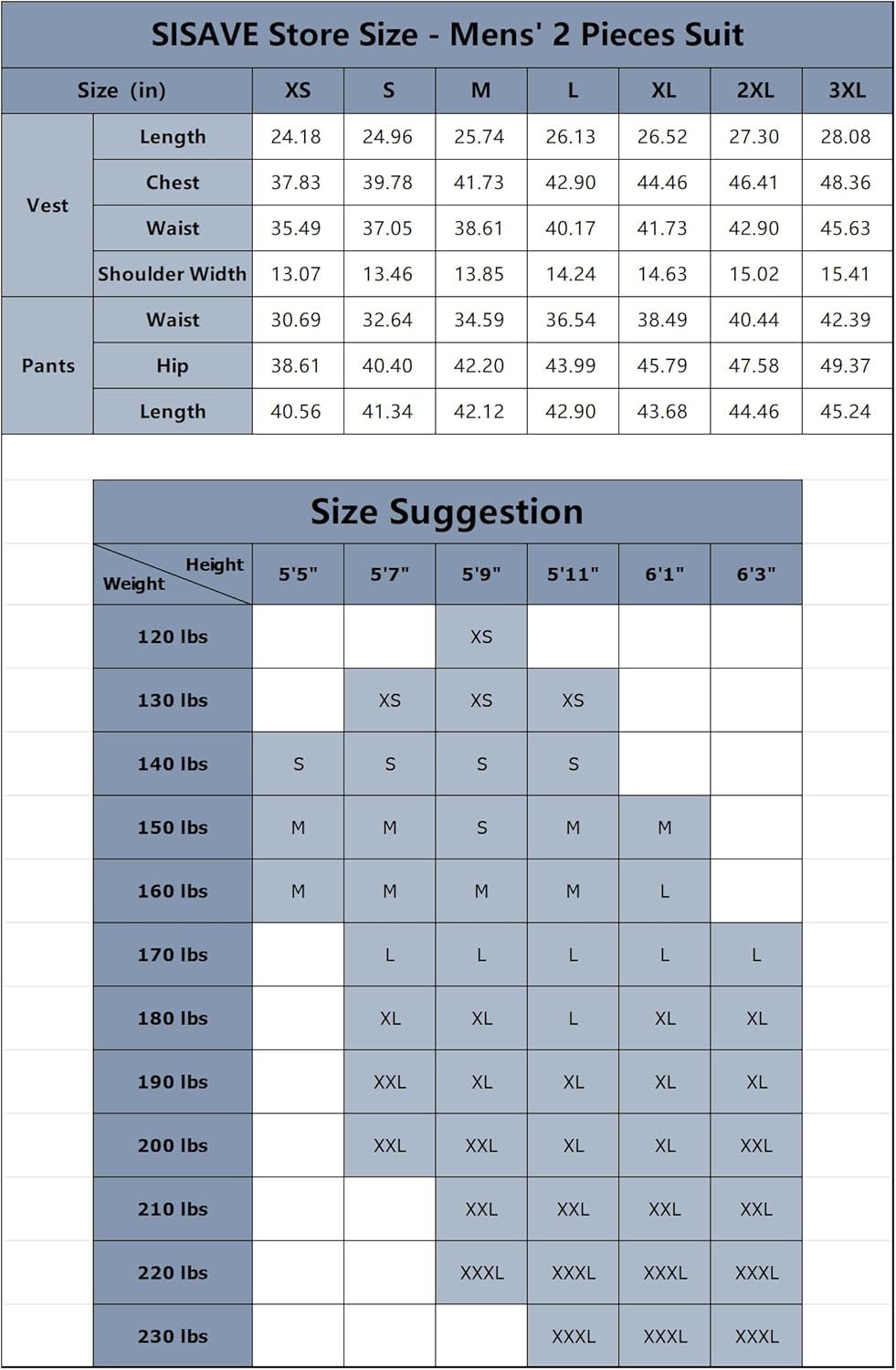 Men's Suit 2 Pieces Slim Fit Dress Vest and Pants Set Prom Suits for Mens Formal Wedding Party Tuxedo - Image 3