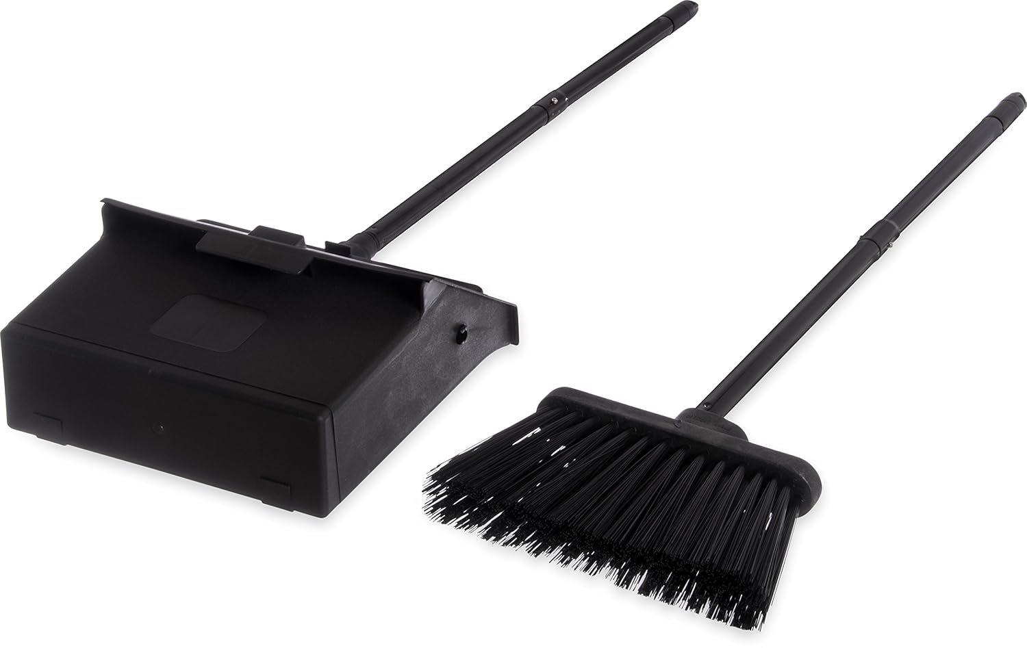 SPARTA Duo-Pan Upright Dust Pan and Broom Set, Essential Cleaning Tools for Home and Commercial Use, 36" Handle, 1 Count, Black - Image 7