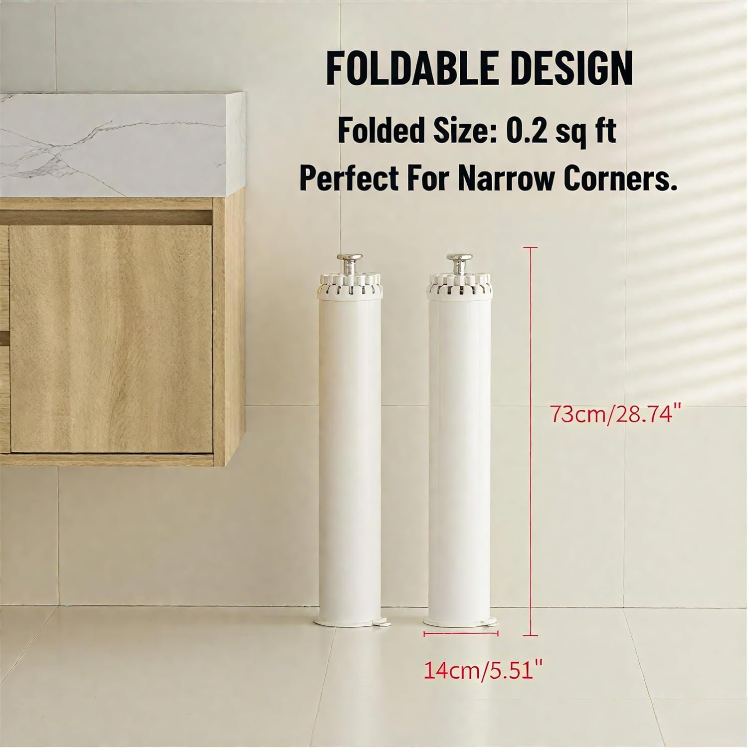 Drying Rack Clothing, Collapsible Drying Racks for Laundry, Portable Drying Rack, Indoor Clothes Drying Rack with 16 Adjustable Aluminum Poles, Clothing Dry Rack for Outdoor, Laundry Room, Indoor. - Image 8