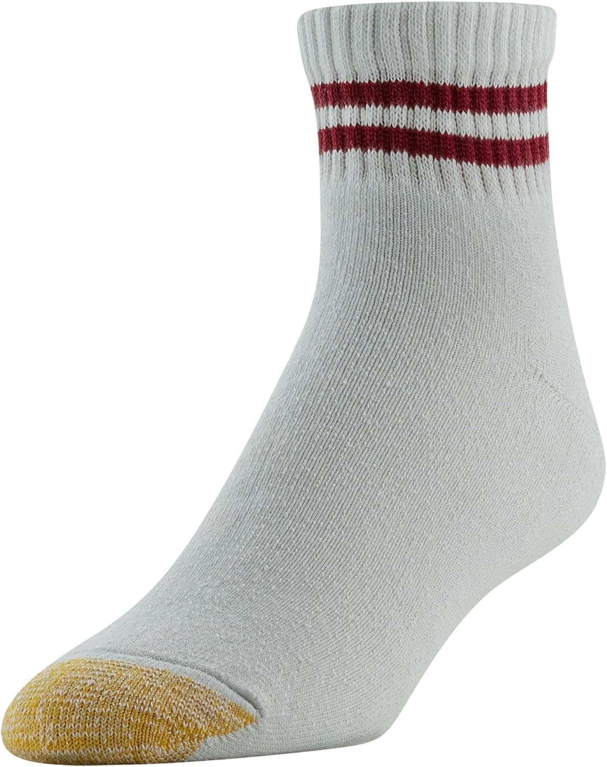GOLDTOE Men's 656P Cotton Ankle Athletic Socks, Multipairs - Image 3