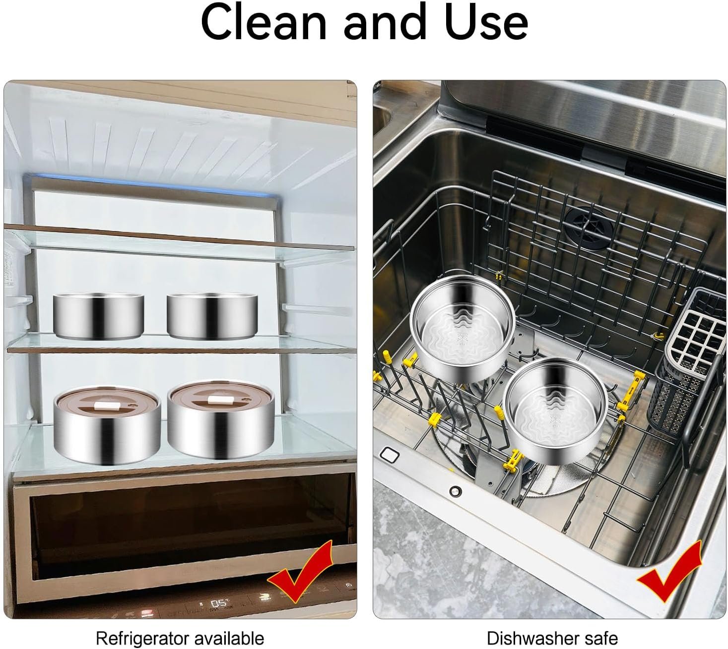 GOLDEN KEY 120 oz Stainless Steel Stackable Lunch Box for Adult, Huge Capacity Bento Box with Stackable 4 Tier Food Container, and Lunch Bag (120 Ounces 4-Layers Bento) - Image 7