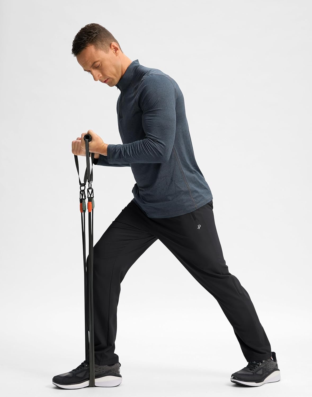 Pudolla Men's Lightweight Hiking Pants Quick-Dry Outdoor Sweatpants with Zipper Pockets for Casual Travel Athletic Workout - Image 7