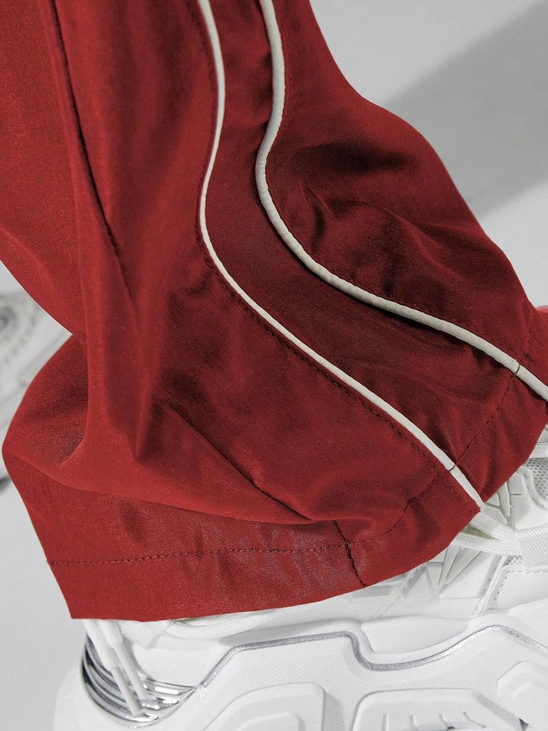 ZAFUL Men's Parachute Sweatpants Y2k Baggy Track Pants Drawstring Wide Leg Casual Trousers Streetwear - Image 6