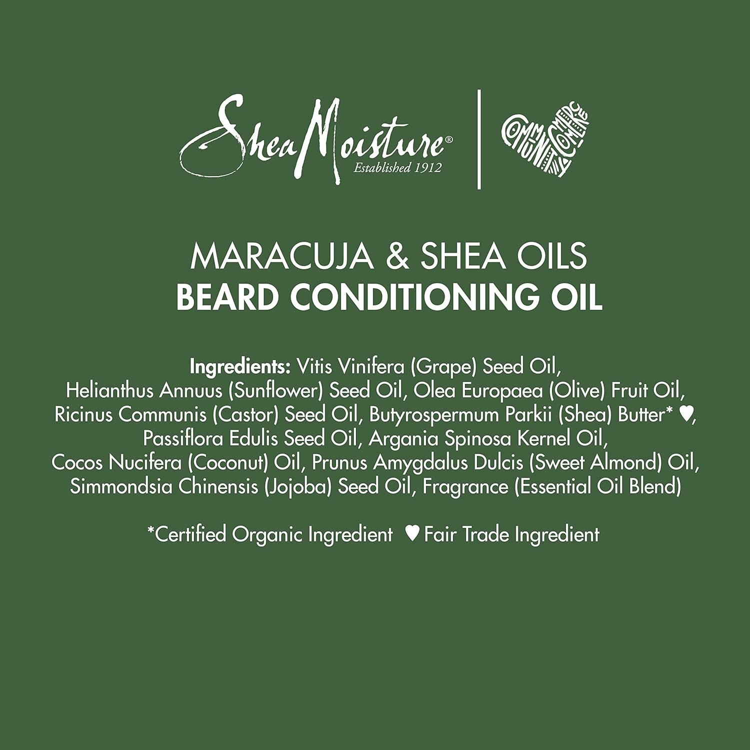 SheaMoisture Beard Conditioning Oil for a Full Beard Maracuja Oil and Shea Butter to Moisturize and Soften 3.2 oz - Image 11