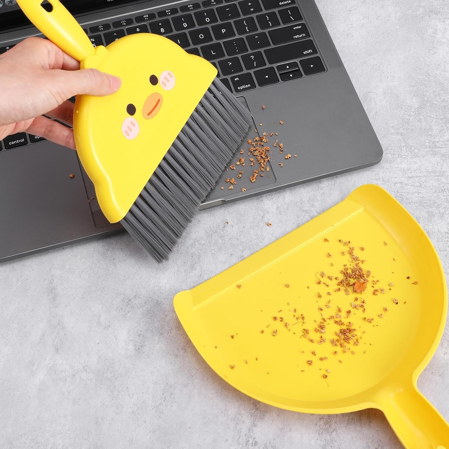 Mini Dustpan and Brush Set,Small Hand Brush and Dust Pan, Portable Cleaning Combo for Computer Keyboards, Car Seats, Pet Food Bowls, Pet Nests, Cute - Image 6