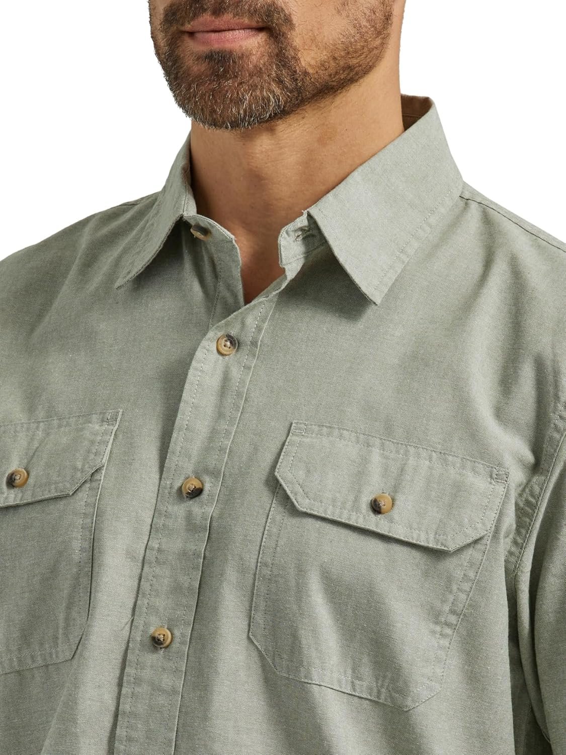 Wrangler Authentics mens Short Sleeve Classic Woven Shirt - Image 4