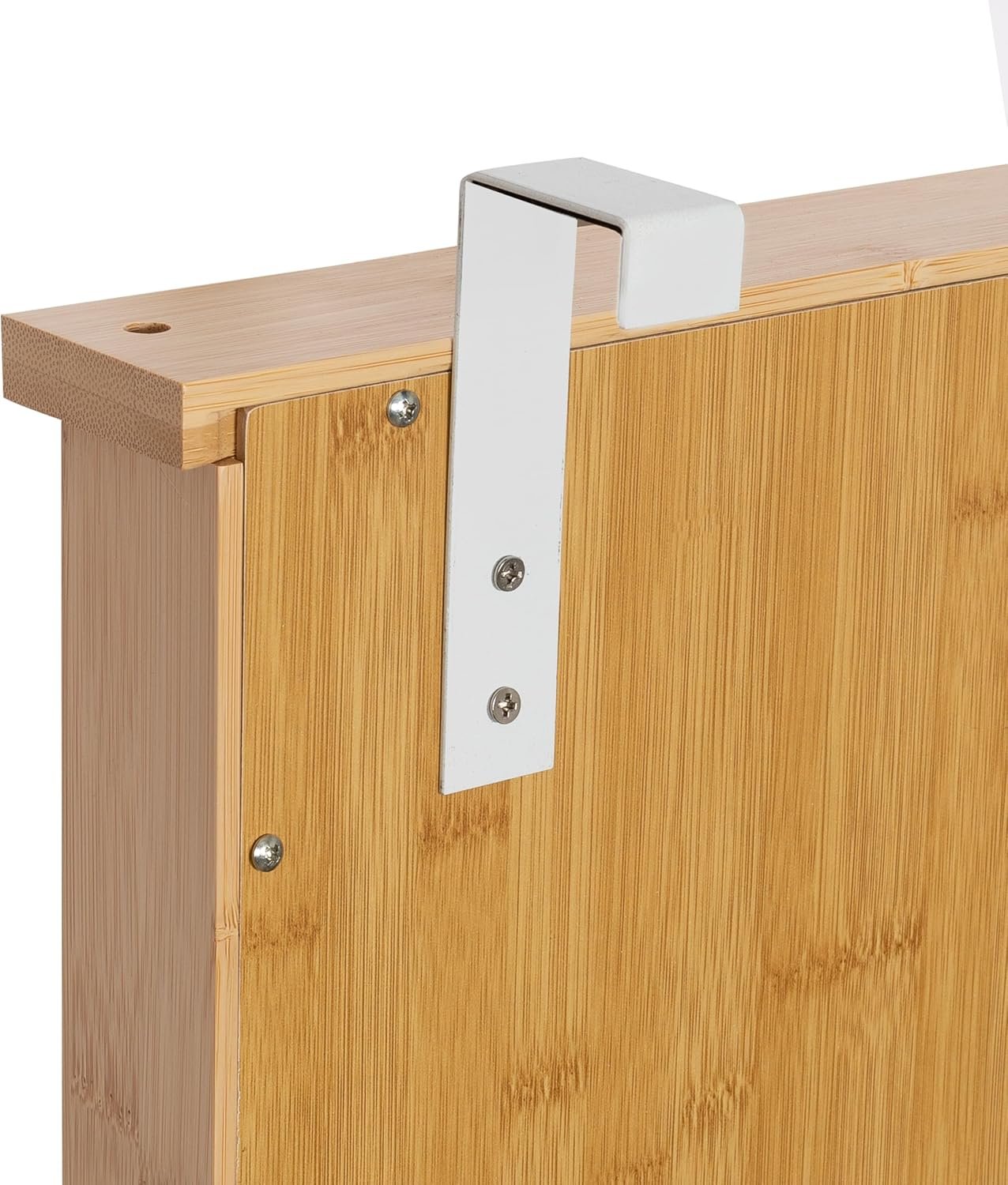 Honey-Can-Do Wall-Mounted Clothes Drying Rack, Bamboo, Collapsible, 23 in W x 27.25 in H - Image 5