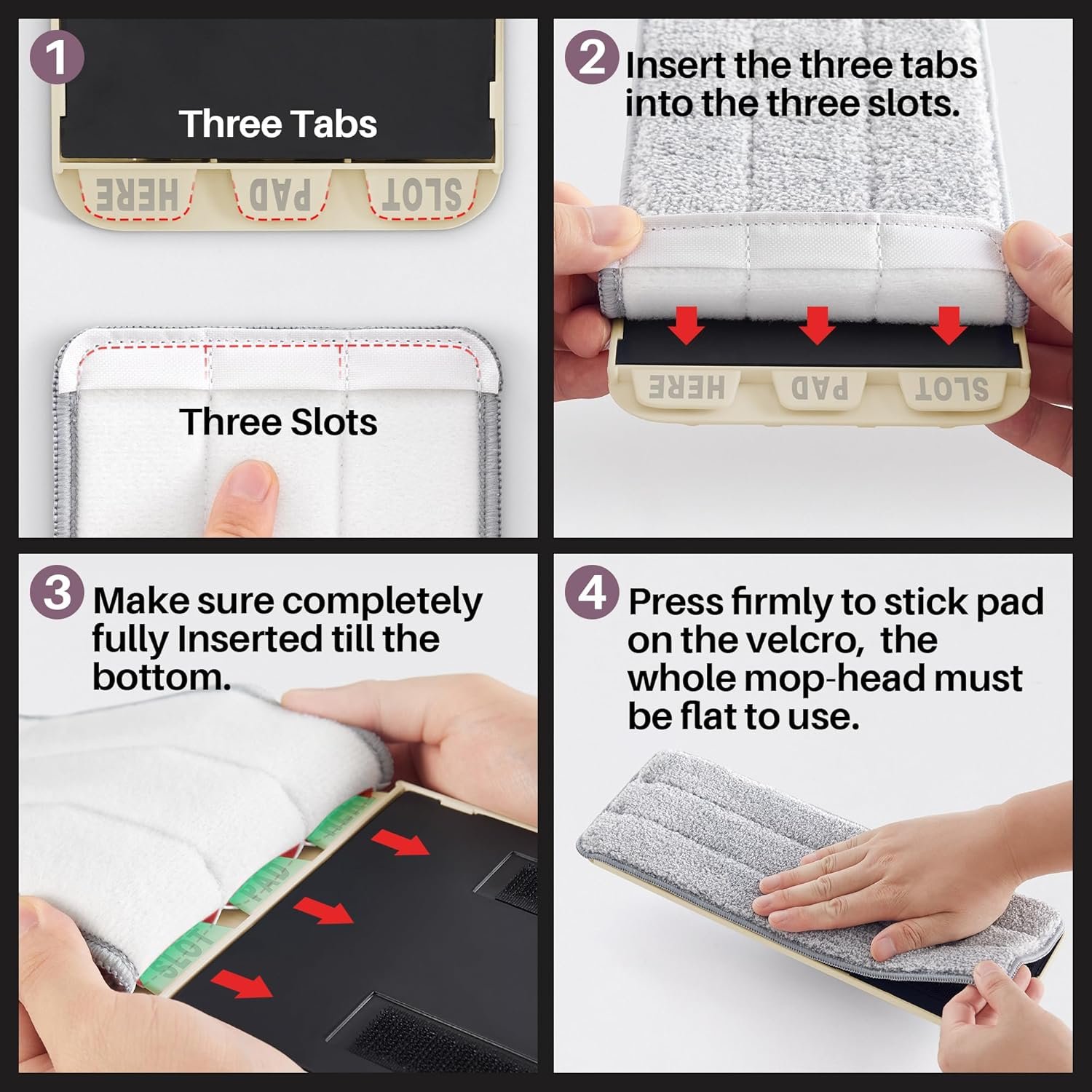 JOYMOOP Mop and Bucket Set (Beige & Blush Brown) with Extension Handle, Ideal for Floor, Window, and Wall Cleaning - Includes 5 Washable Microfiber Pads for Wet and Dry Use - Image 9