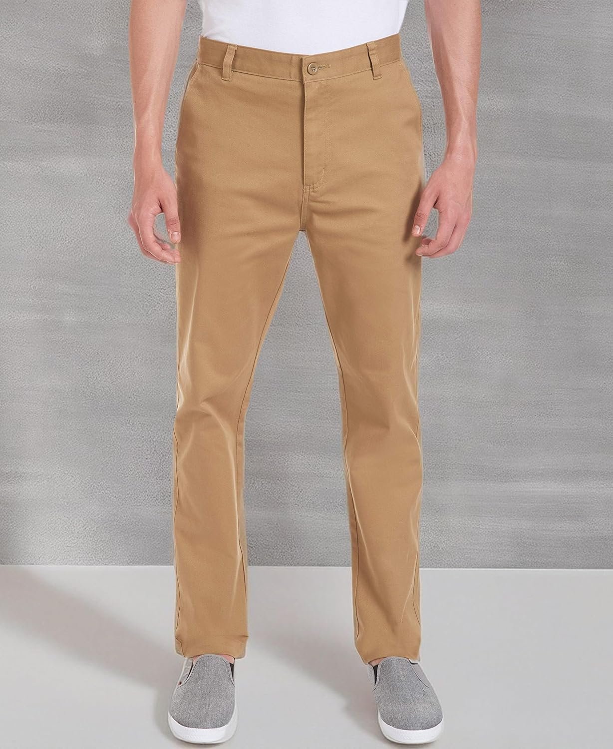 Nautica Young Men's Uniform Flat Front Stretch Twill Pant - Image 4