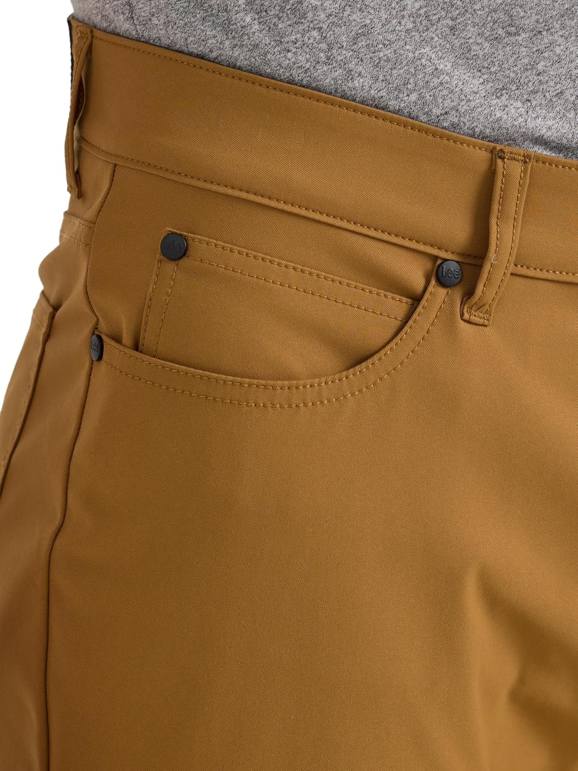 Lee Mens Extreme Motion Performance 5 Pocket Regular Straight Pant - Image 5