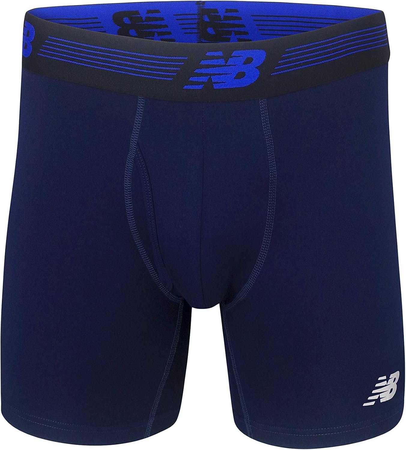 New Balance Men's Performance Boxer Briefs with Fly, Breathable Stretch Underwear, Moisture Wicking, Soft Waistband (3 Pack) - Image 5