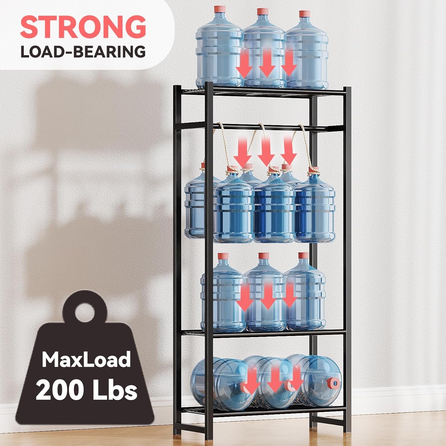 Small Clothes Rack -30" Wide Clothing Rack with 3 Shelves for Small Space, Sturdy Metal Portable Wardrobe Closet Organizer, Load 400 lbs, Black - Image 8