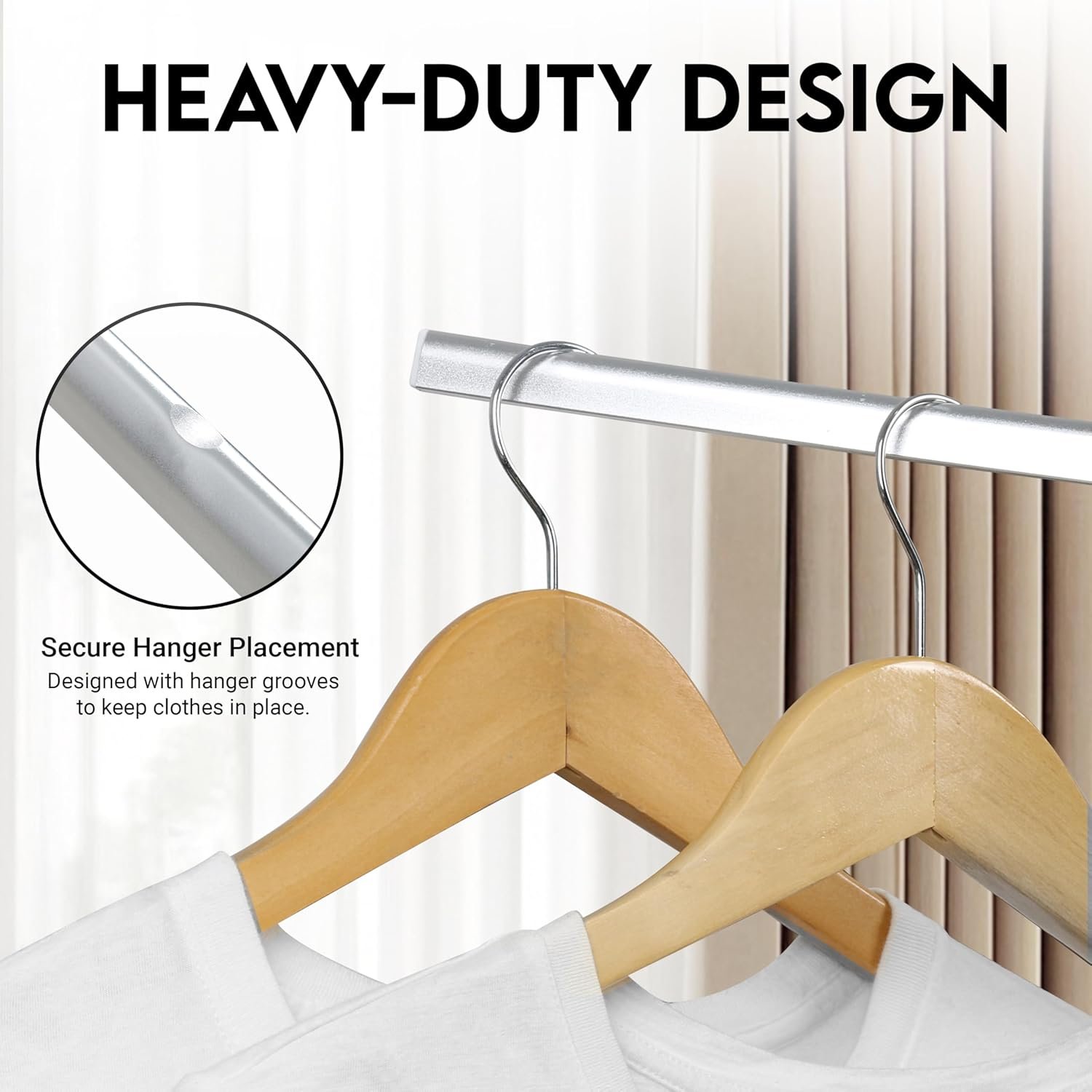 Tripod Modern Clothes Drying Rack, 16 Rods Foldable Drying Rack Clothing for Laundry, 4 Leg with Wheels Collapsible Portable Dryers for Indoor &Outdoor, White & Sliver - Image 5