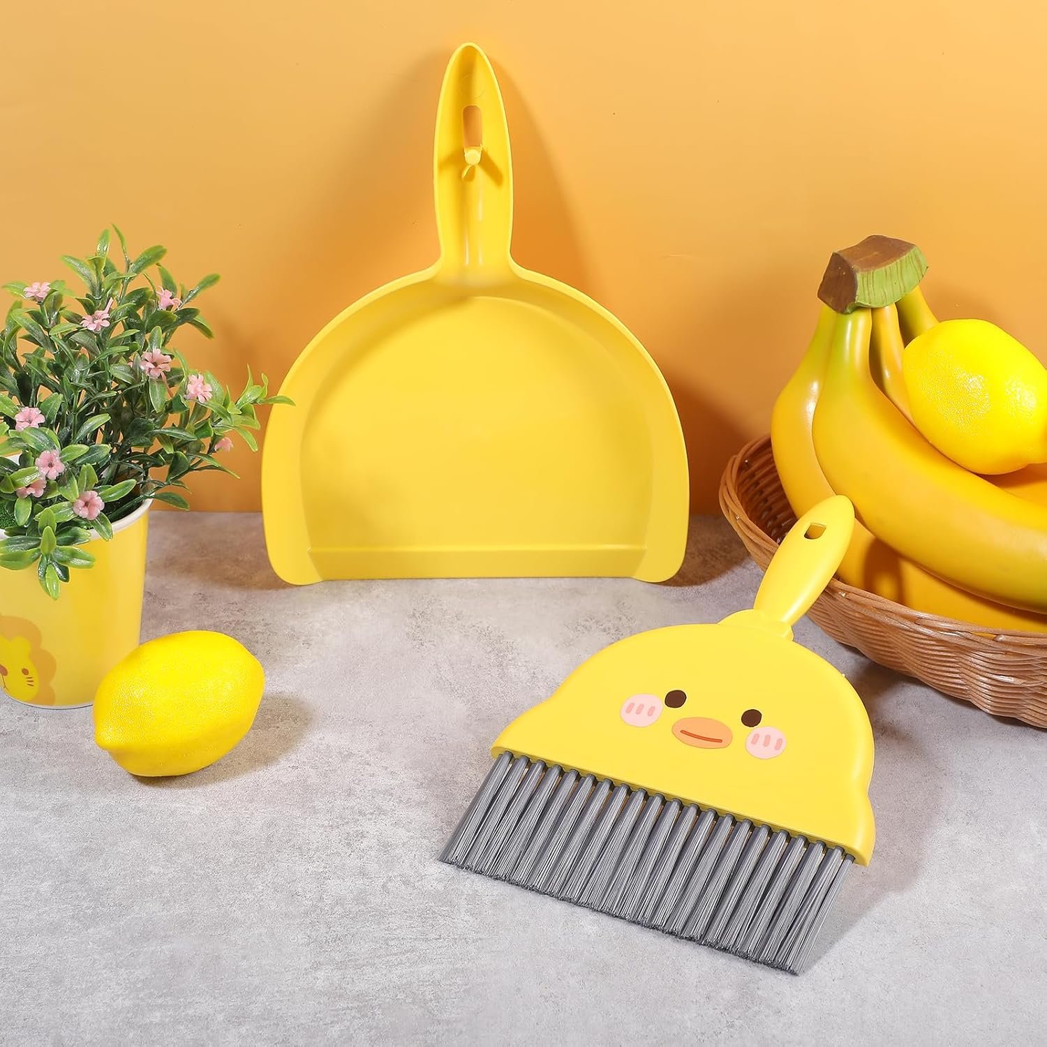 Mini Dustpan and Brush Set,Small Hand Brush and Dust Pan, Portable Cleaning Combo for Computer Keyboards, Car Seats, Pet Food Bowls, Pet Nests, Cute - Image 8