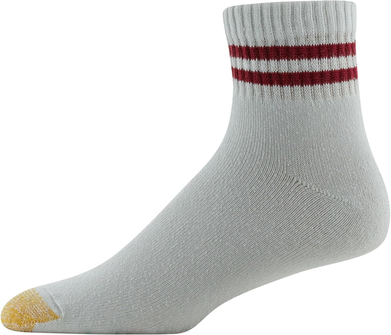 GOLDTOE Men's 656P Cotton Ankle Athletic Socks, Multipairs - Image 4