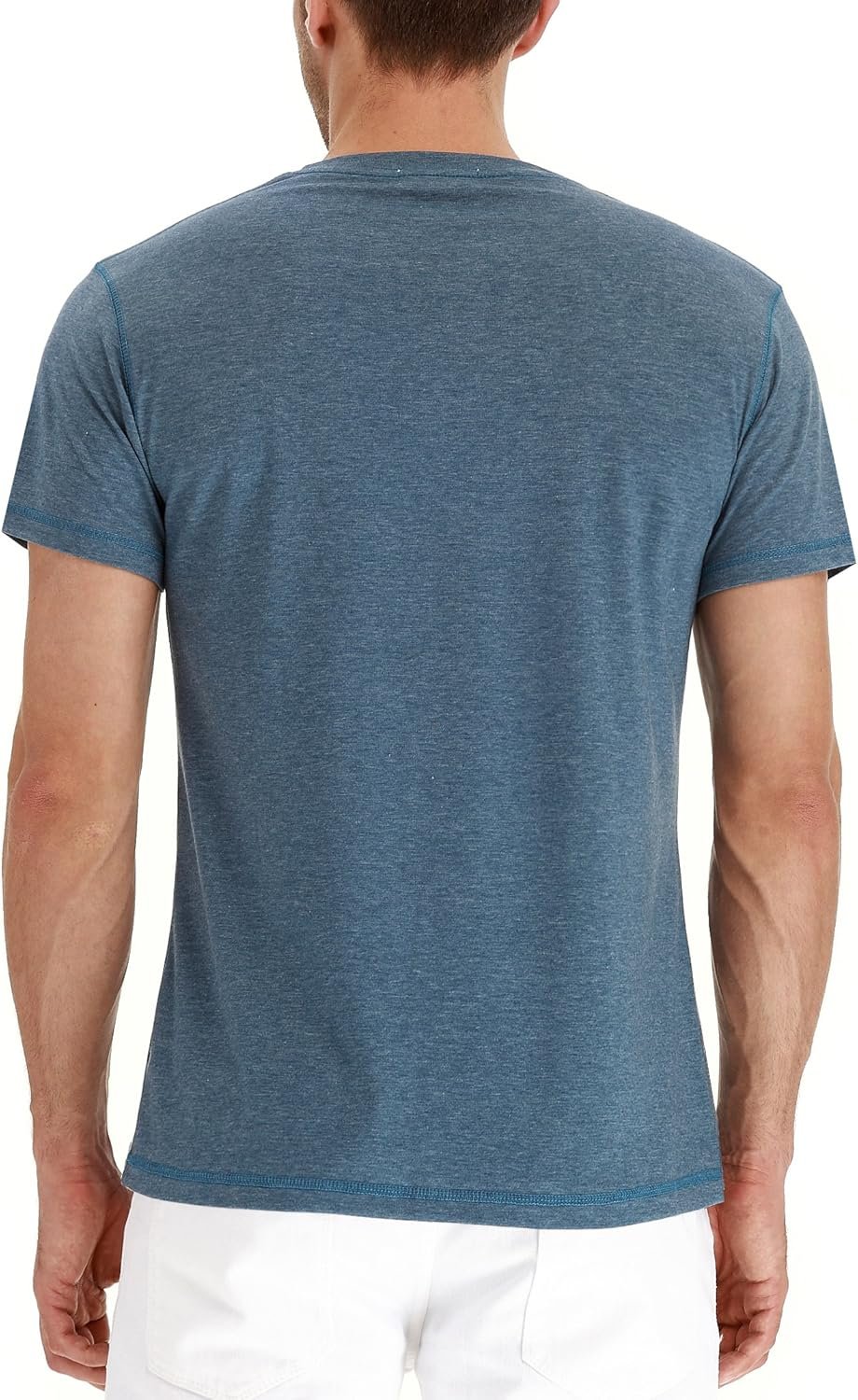 NITAGUT Mens Fashion Casual Front Placket Basic Long/Short Sleeve Henley T-Shirts - Image 4